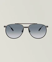 Titanium Pilot Sunglasses 