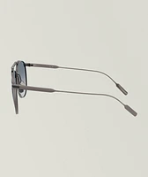 Titanium Pilot Sunglasses 