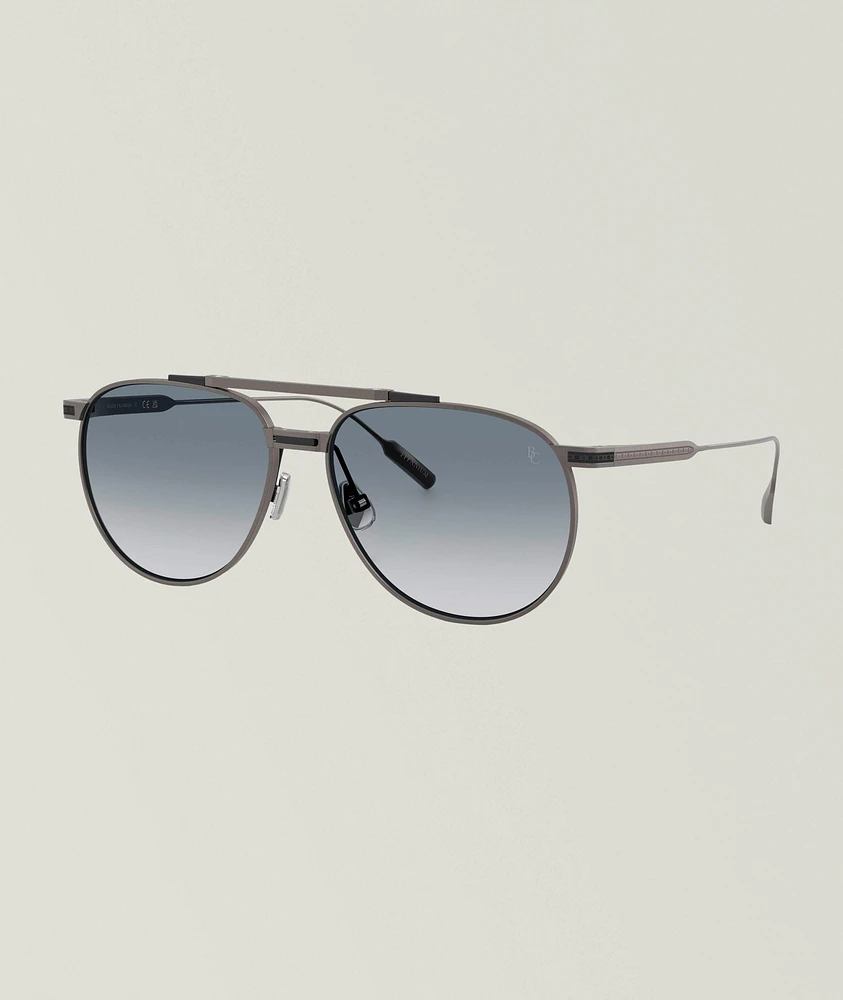 Titanium Pilot Sunglasses