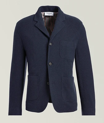 Wool-Silk-Cashmere Sack Sport Jacket