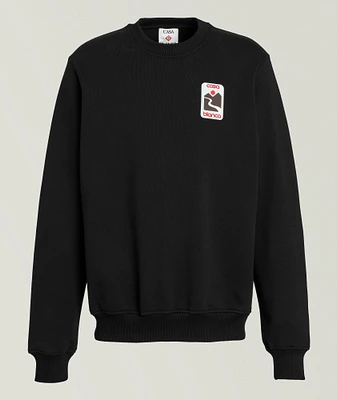 Sunset Logo Cotton Sweatshirt