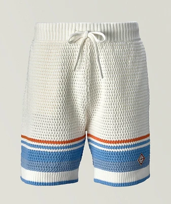 Cotton Tennis Crochet Shorts