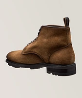 Burnished Unconstructed Suede Boots