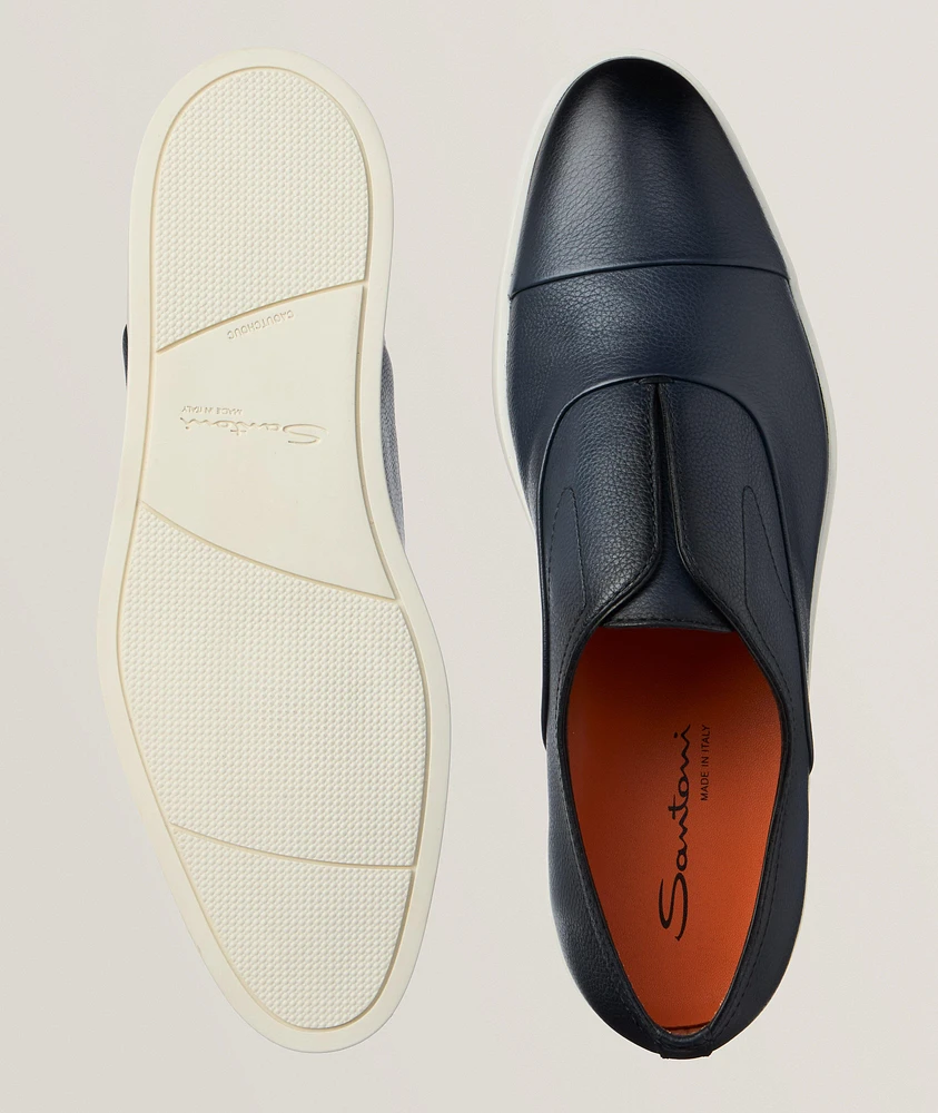 Atlantis Cap-Toe Leather Sneakers