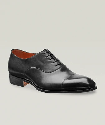 Leather Cap-Toe Oxfords