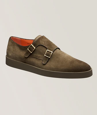 Atlantis Suede Monkstraps