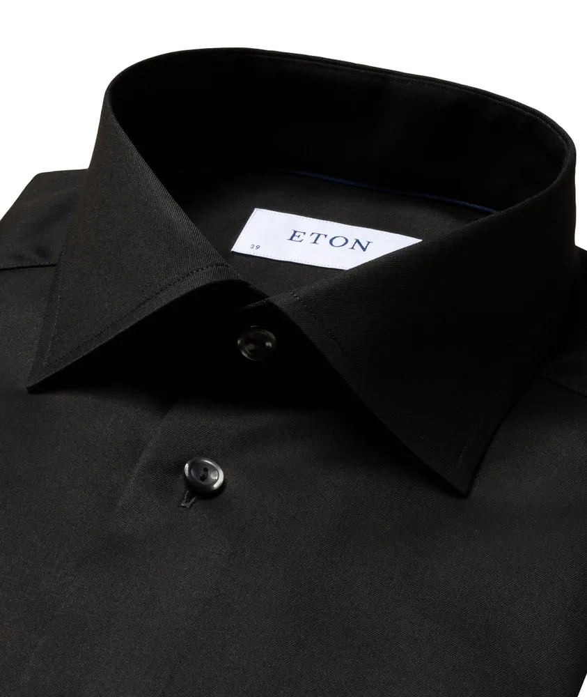 Slim-Fit Twill Dress Shirt