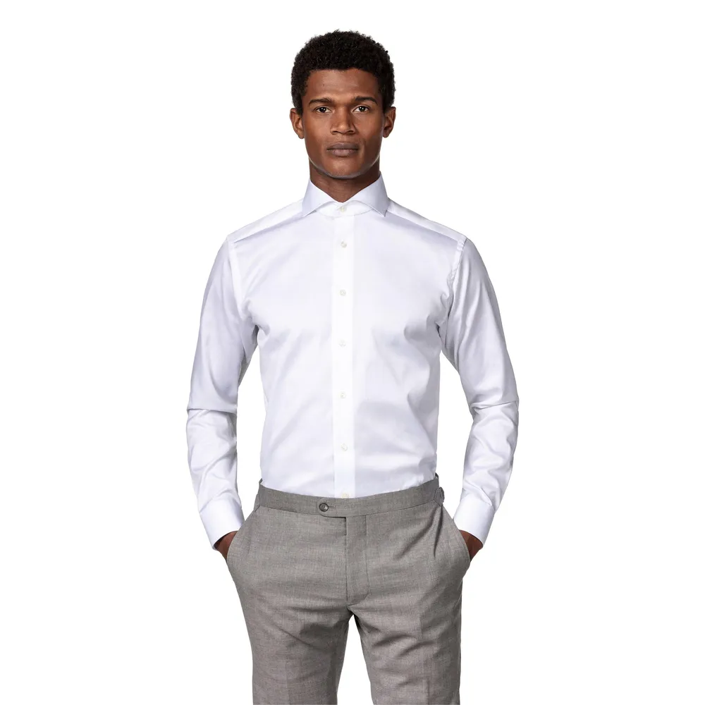 Super Slim-Fit Twill Dress Shirt