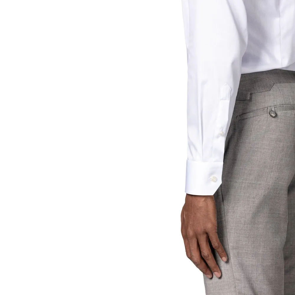 Super Slim-Fit Twill Dress Shirt