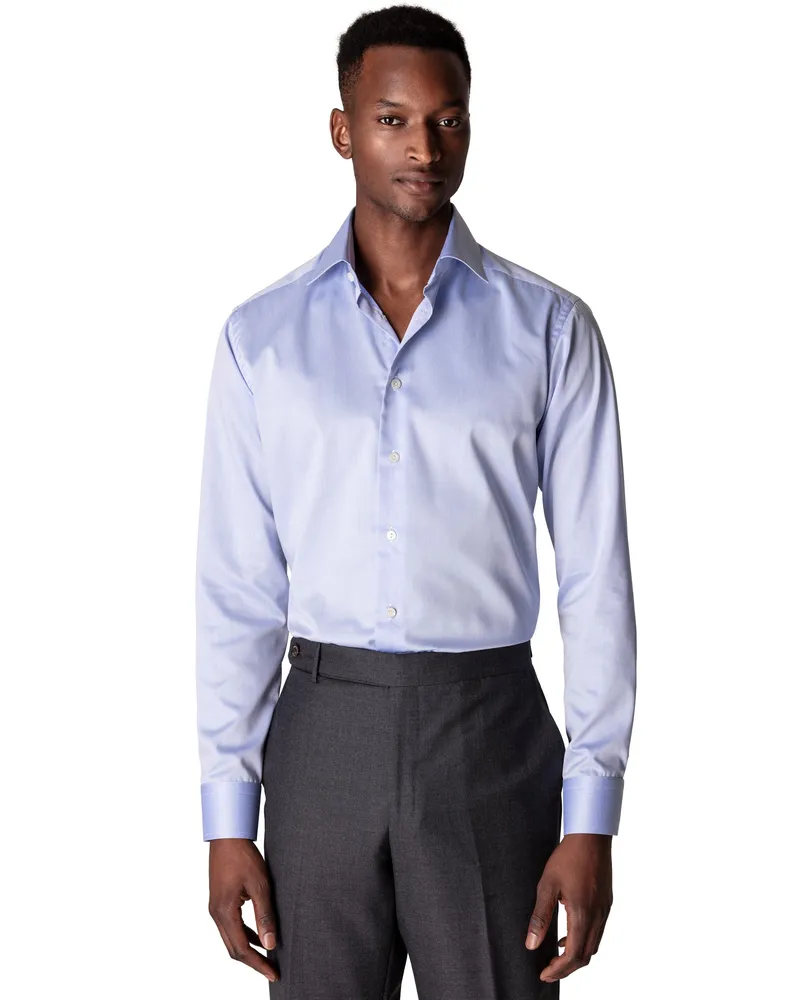 Contemporary-Fit Twill Dress Shirt