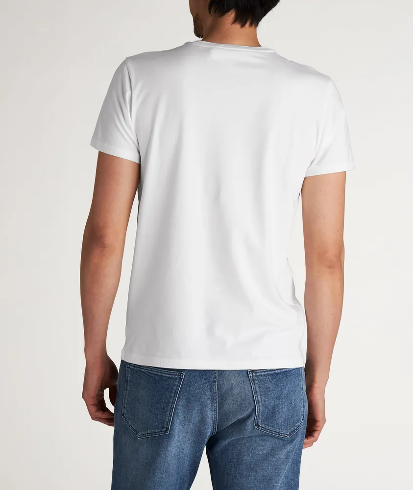 Pima Stretch-Cotton Crewneck T-Shirt