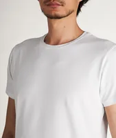 Pima Stretch-Cotton Crewneck T-Shirt