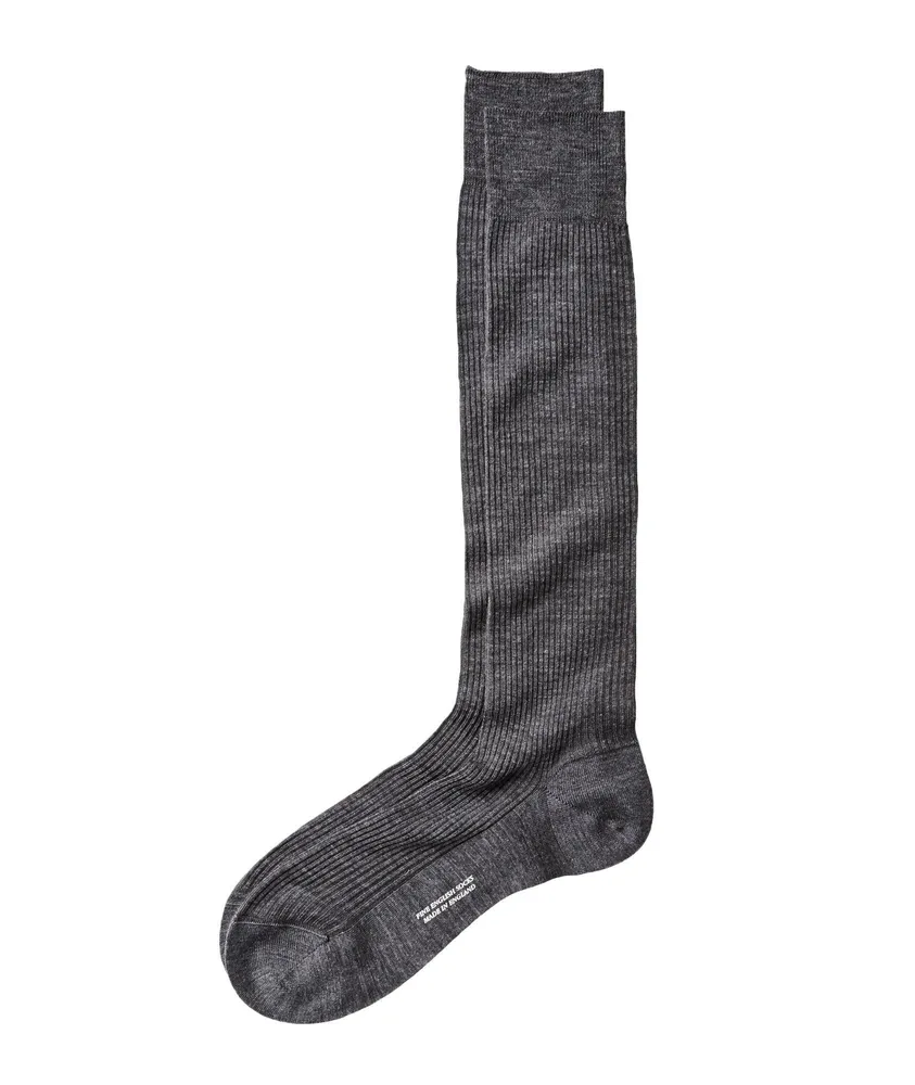 Ribbed Dress Socks