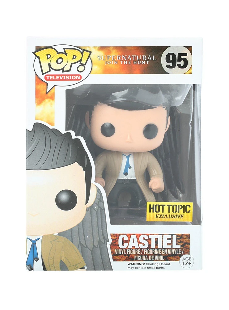 Funko Supernatural Pop! Television Castiel With Wings Vinyl Figure Hot Topic Exclusive