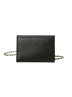 Black Tri-Fold Chain Wallet