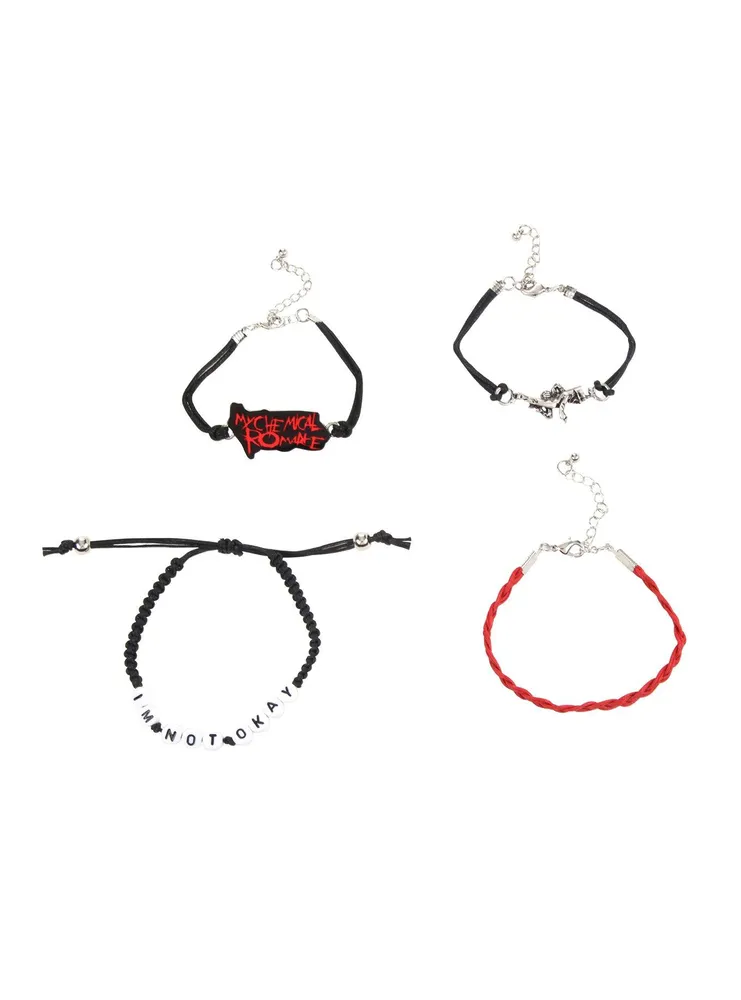 My Chemical Romance Cord Bracelet Set