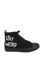 Stay Weird Hi-Top Sneakers