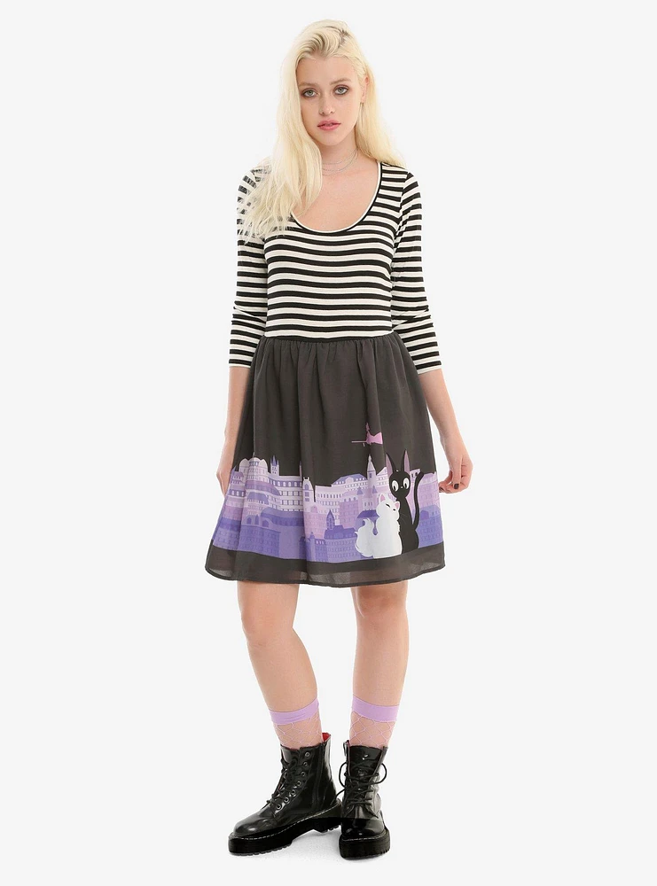 Her Universe Studio Ghibil Kiki's Delivery Service Striped Top Dress