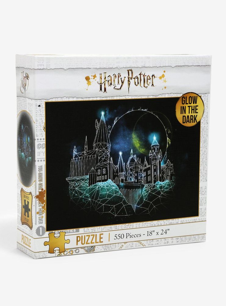 Harry Potter Glow-In-The-Dark Hogwarts Puzzle