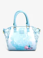 Loungefly Disney The Little Mermaid Blue Watercolor Satchel Bag