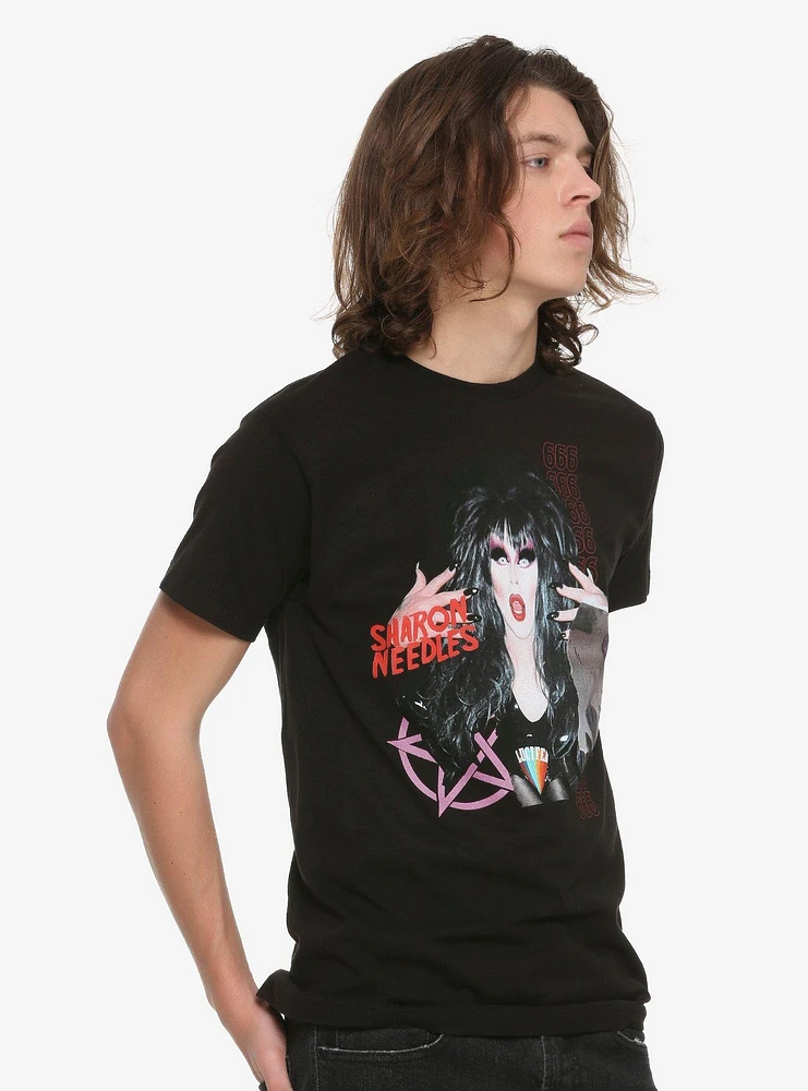 Drag Queen Merch Sharon Needles Collage T-Shirt