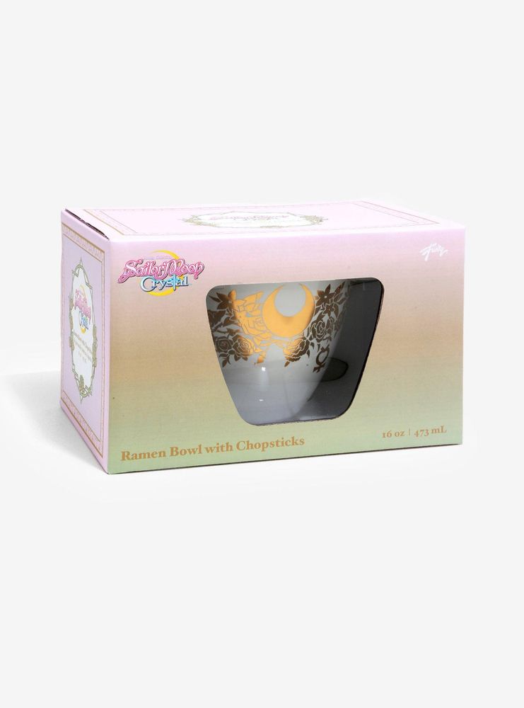 Sailor Moon Crystal Floral Ramen Bowl with Chopsticks - BoxLunch Exclusive