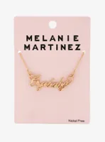 Melanie Martinez Crybaby Nameplate Necklace
