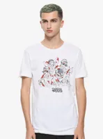 Cells At Work White Blood Cells Splatter T-Shirt