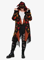 Her Universe Disney Hocus Pocus Dani Hooded Girls Flyaway Cardigan Plus