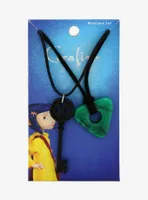 Coraline Key & Seeing Stone Necklace Set