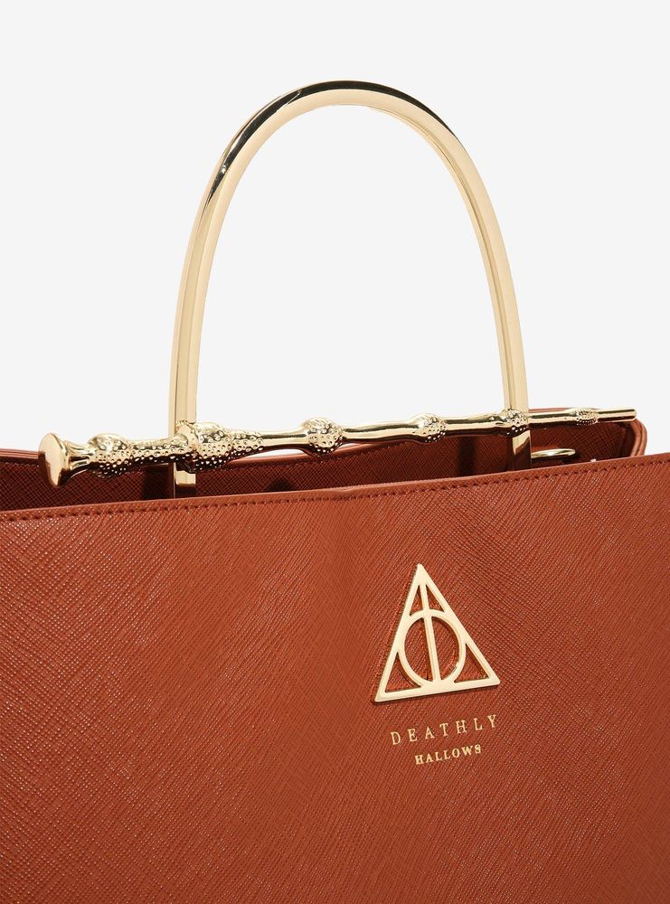 Loungefly Harry Potter Cognac Wand Handbag - BoxLunch Exclusive