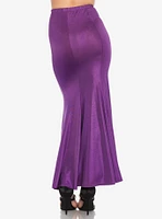 Purple Shimmer Spandex Mermaid Skirt