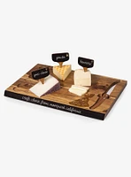 Disney Beauty & the Beast Acacia Cheese Board & Tools Set