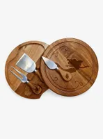 The Little Mermaid Acacia Cheese Board & Tools Set