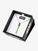 Star Wars Yoda Lightsaber Stainless Steel Necklace