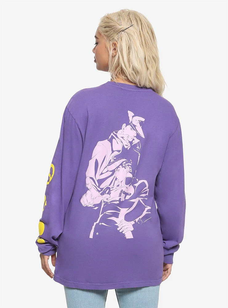 Jojo's Bizarre Adventure: Diamond Is Unbreakable Purple Girls Long-Sleeve T-Shirt