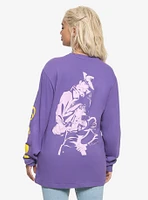 Jojo's Bizarre Adventure: Diamond Is Unbreakable Purple Girls Long-Sleeve T-Shirt