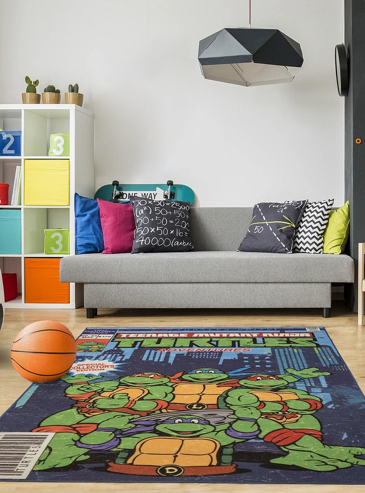 Teenage Mutant Ninga Turtles Comic Rug