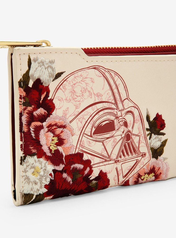 Loungefly Star Wars Darth Vader Floral Wallet - BoxLunch Exclusive