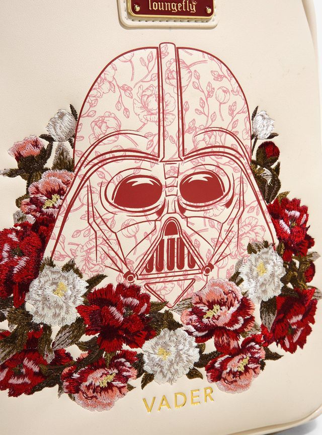Boxlunch Loungefly Star Wars Darth Vader Floral Mini  display picture 2