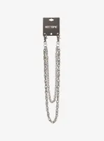 Silver 18 Inch & 24 Inch Double Wallet Chain