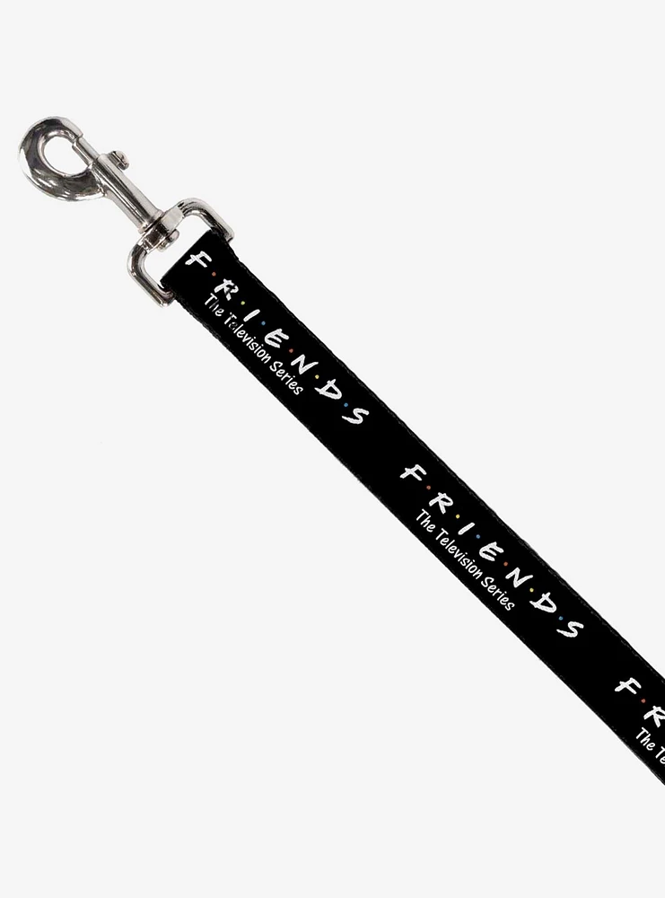 Friends The Television Series Logo Black White Multicolor Dog Leash 6 Ft