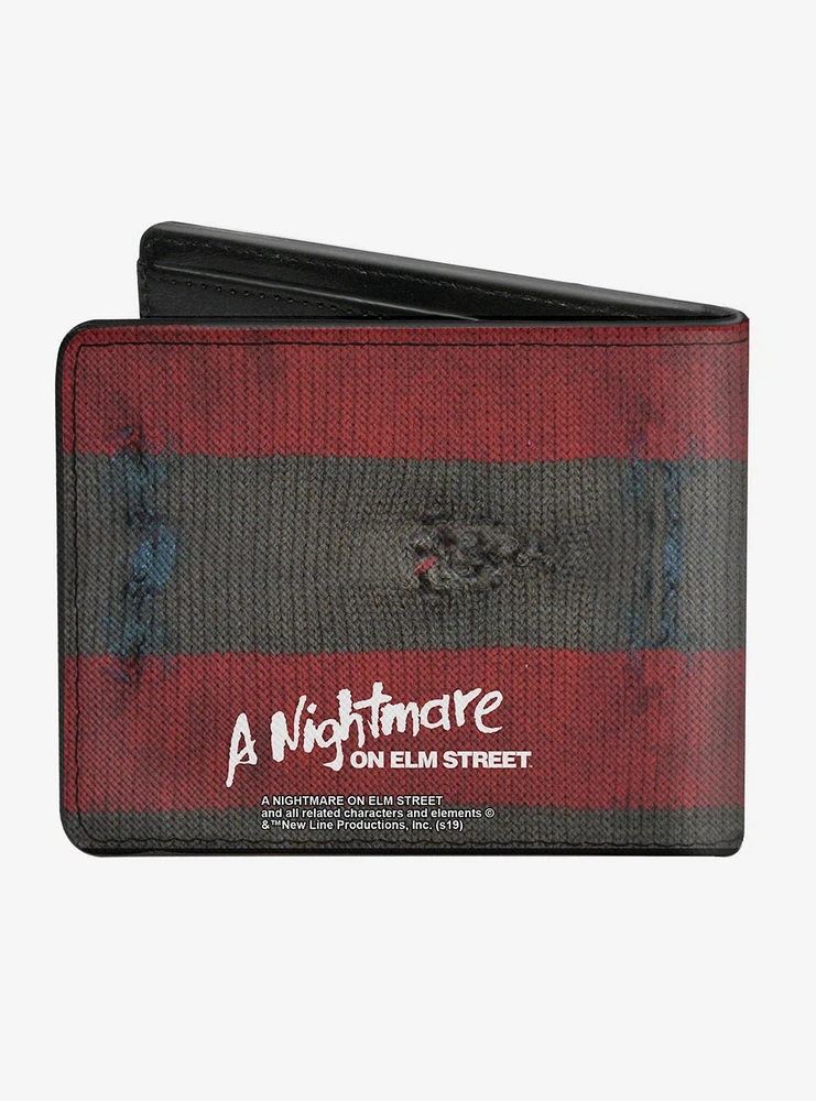 A Nightmare On Elm Street Freddys Sweater Stripes Red Black