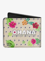 Disney Lilo & Stitch Winking Ohana Means Family Bi-Fold Wallet