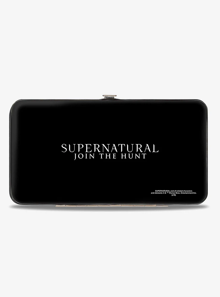 Supernatural Dean Smiling Pie Galaxy Hinged Wallet