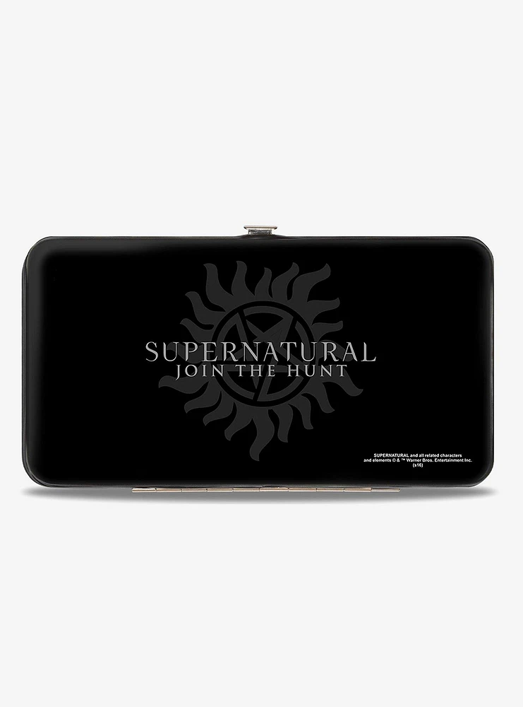 Supernatural Winchester Brothers Close Up Hinged Wallet