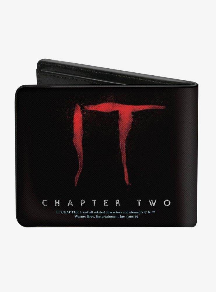 IT Chapter Two Pennywise Face Logo Bi-Fold Wallet