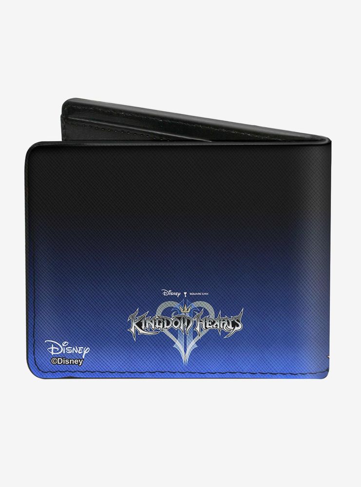 Disney Kingdom Hearts II Donald Wisdom Form Sora And Goofy Bi-Fold Wallet