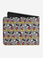 Disney Mickey Mouse Nerdy Poses Bi-Fold Wallet