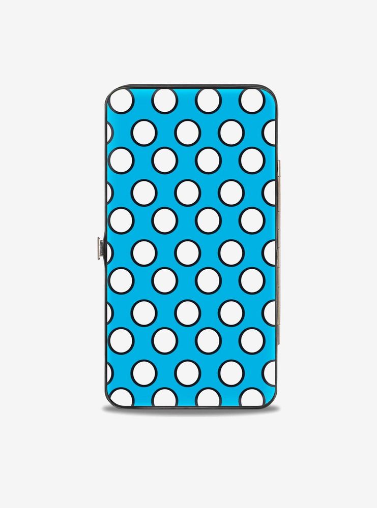 Disney Minnie Mouse Smiling Pose Dots Hinged Wallet